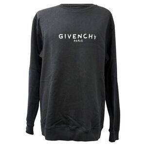 Givenchy Broken Logo Sweatshirt in Black Cotton